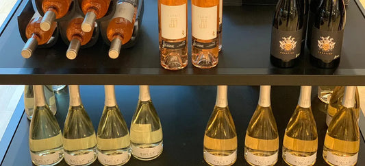 Domaine des Jeanne wines on the shelves at Brown Thomas in Dublin